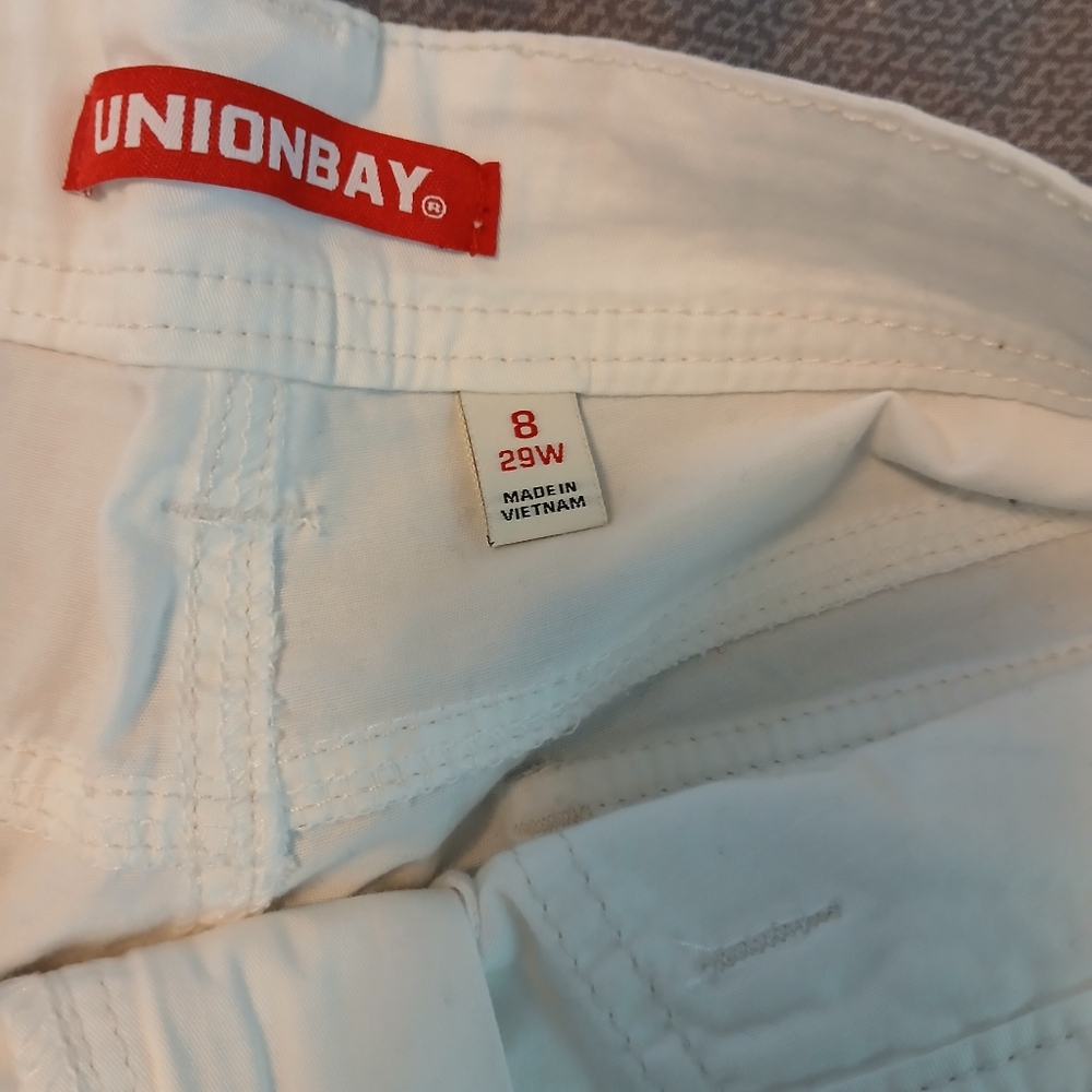 UNIONBAY Women's Crisp White Shorts - Picture 3 of 4